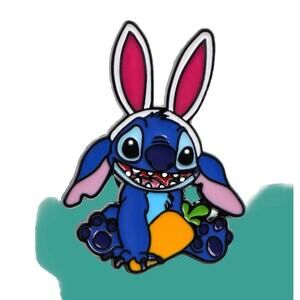 Stich Kilo And stitch Rabbit Ear Easter Enamel Pin JOH